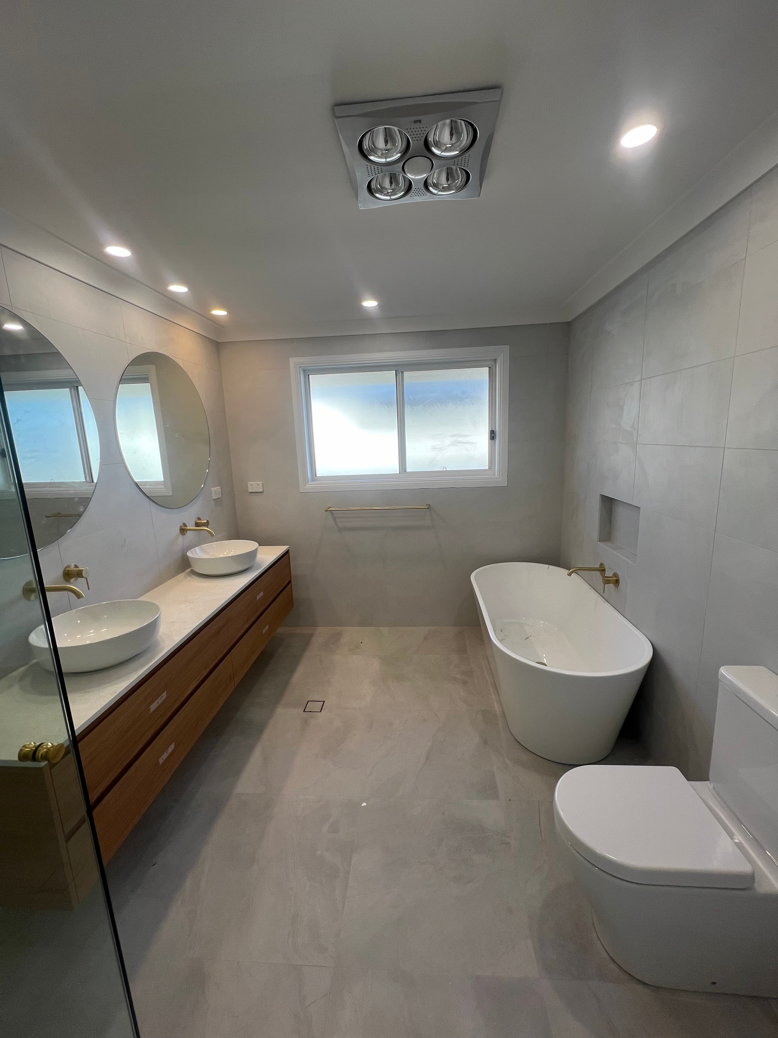 Double Sink Bathroom renovation in Woollahra