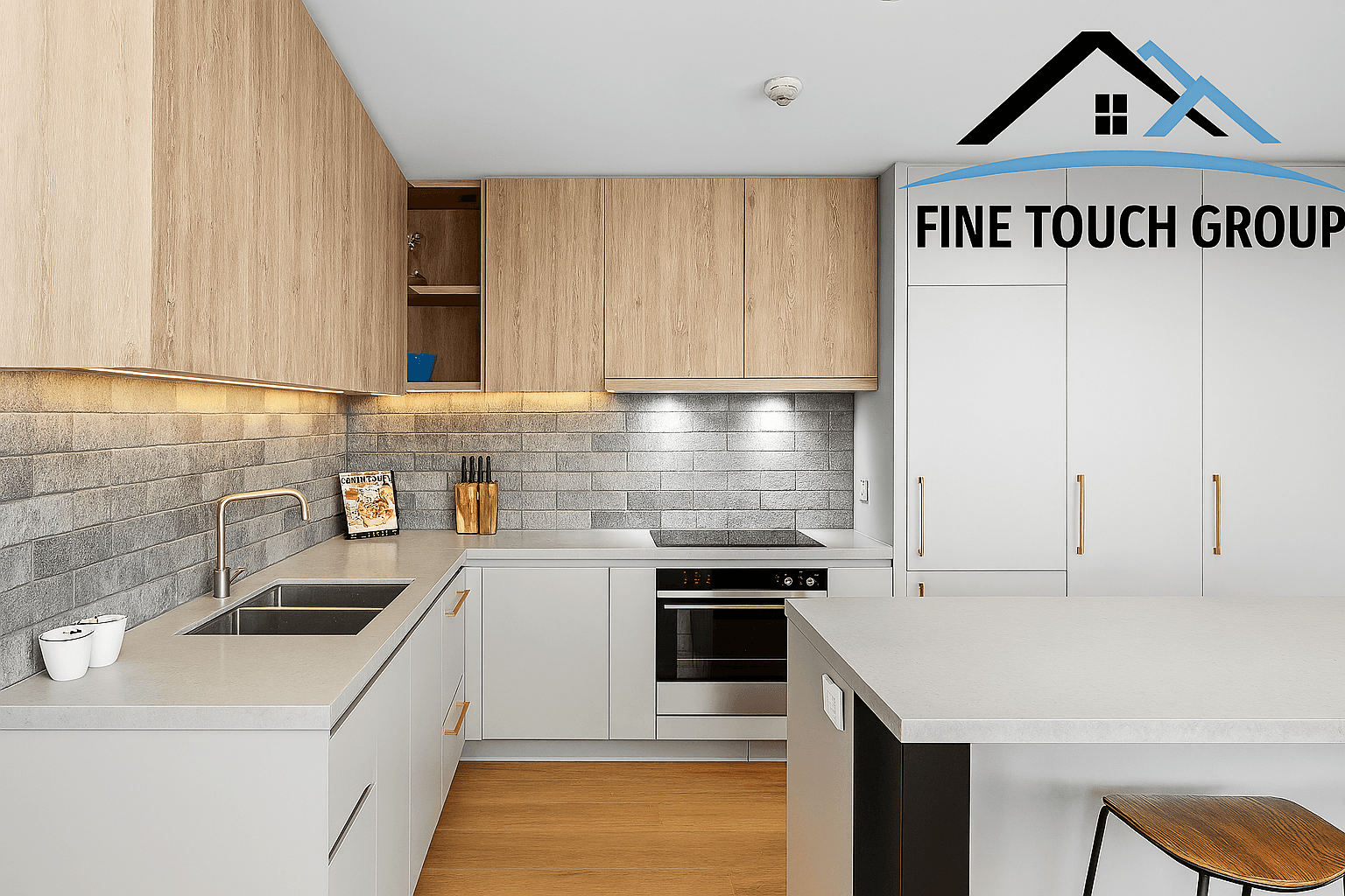 Breakfast Bar Feature renovation in Pyrmont