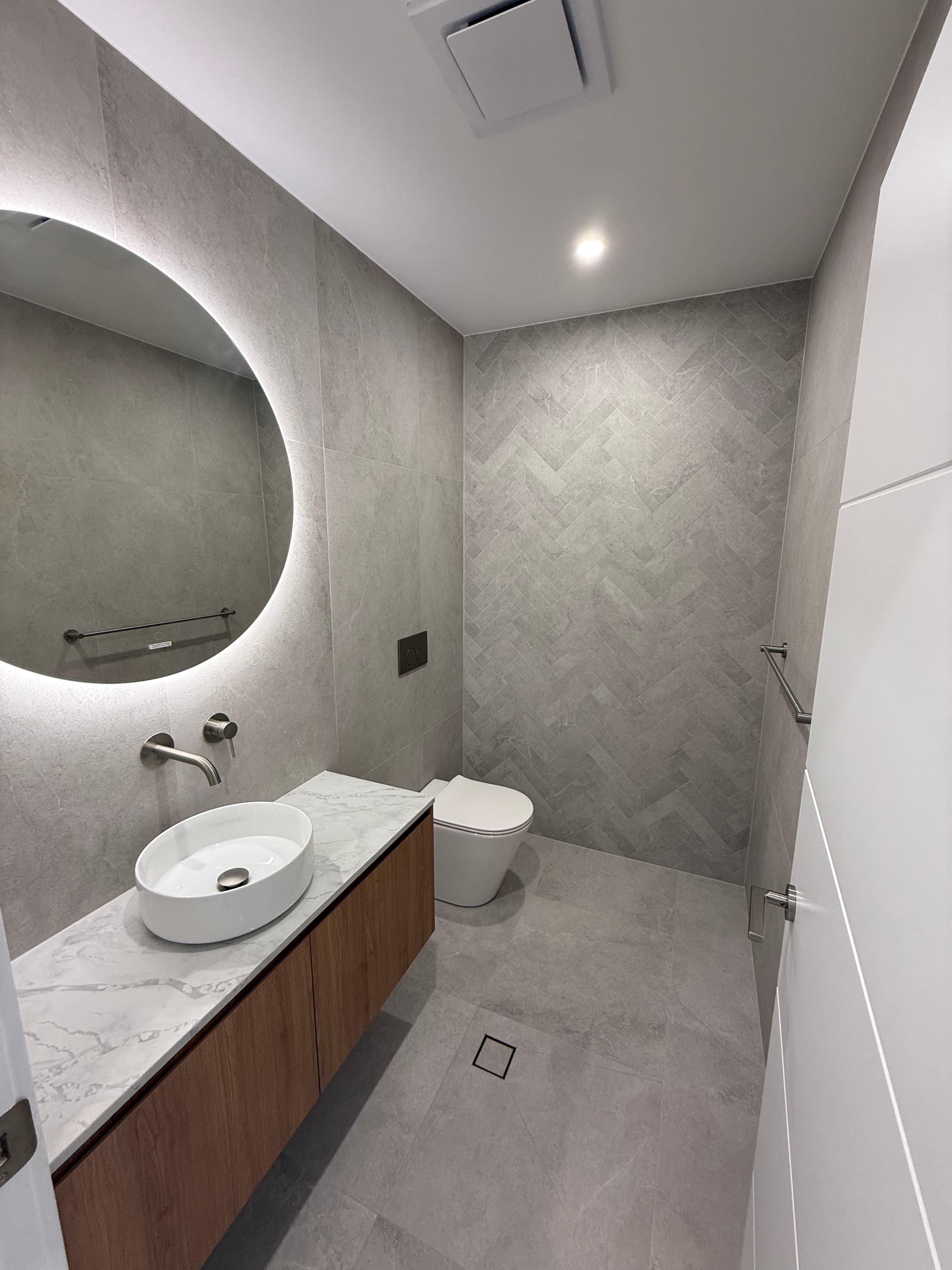Contemporary Bathroom renovation in Inner West