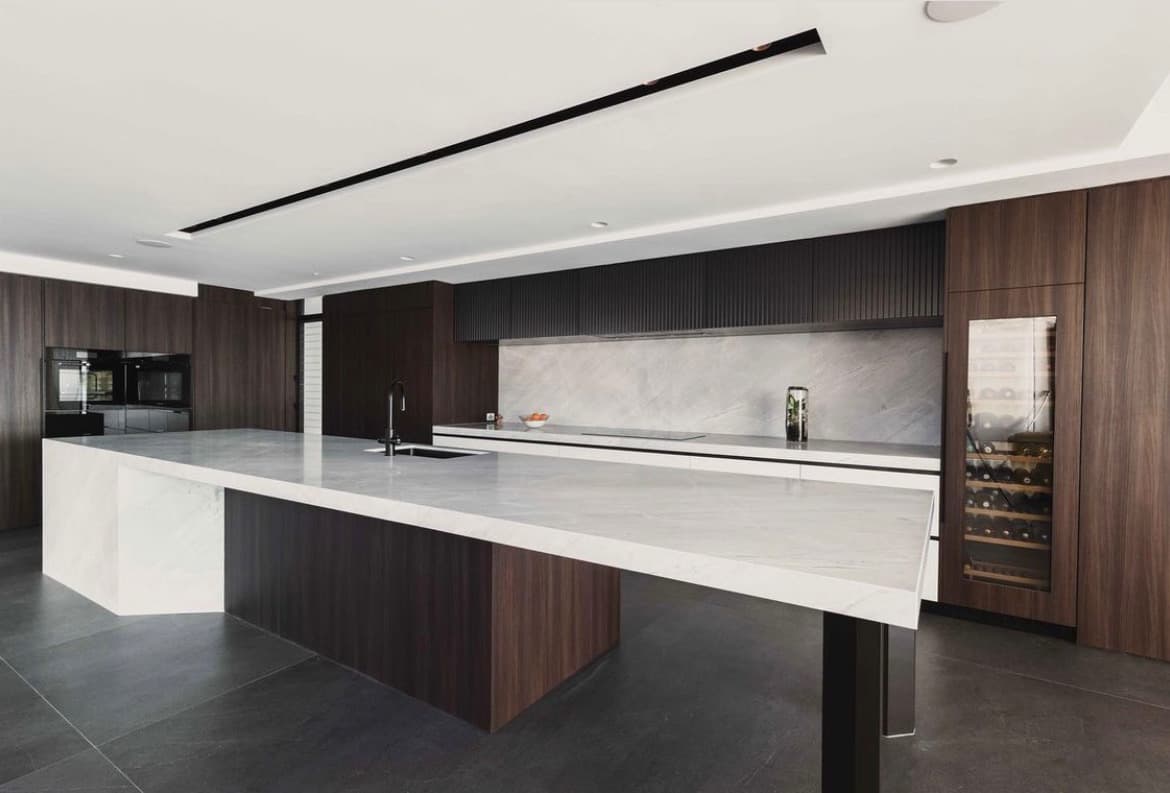 Large Marble Kitchen renovation in Bellevue Hill