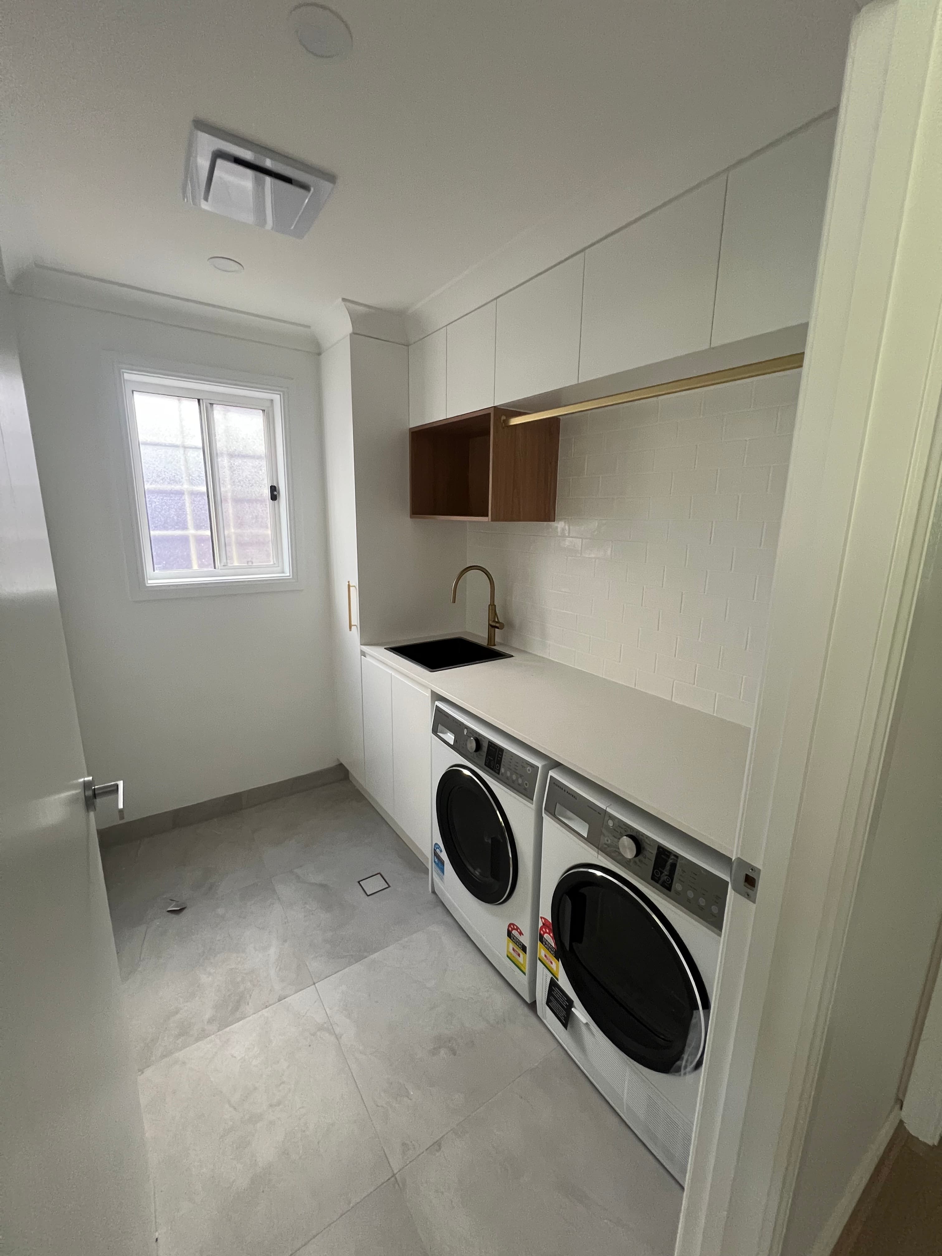 Laundry renovation in Rose Bay