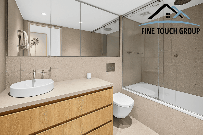 Sand Tone Bathroom renovation in Manly