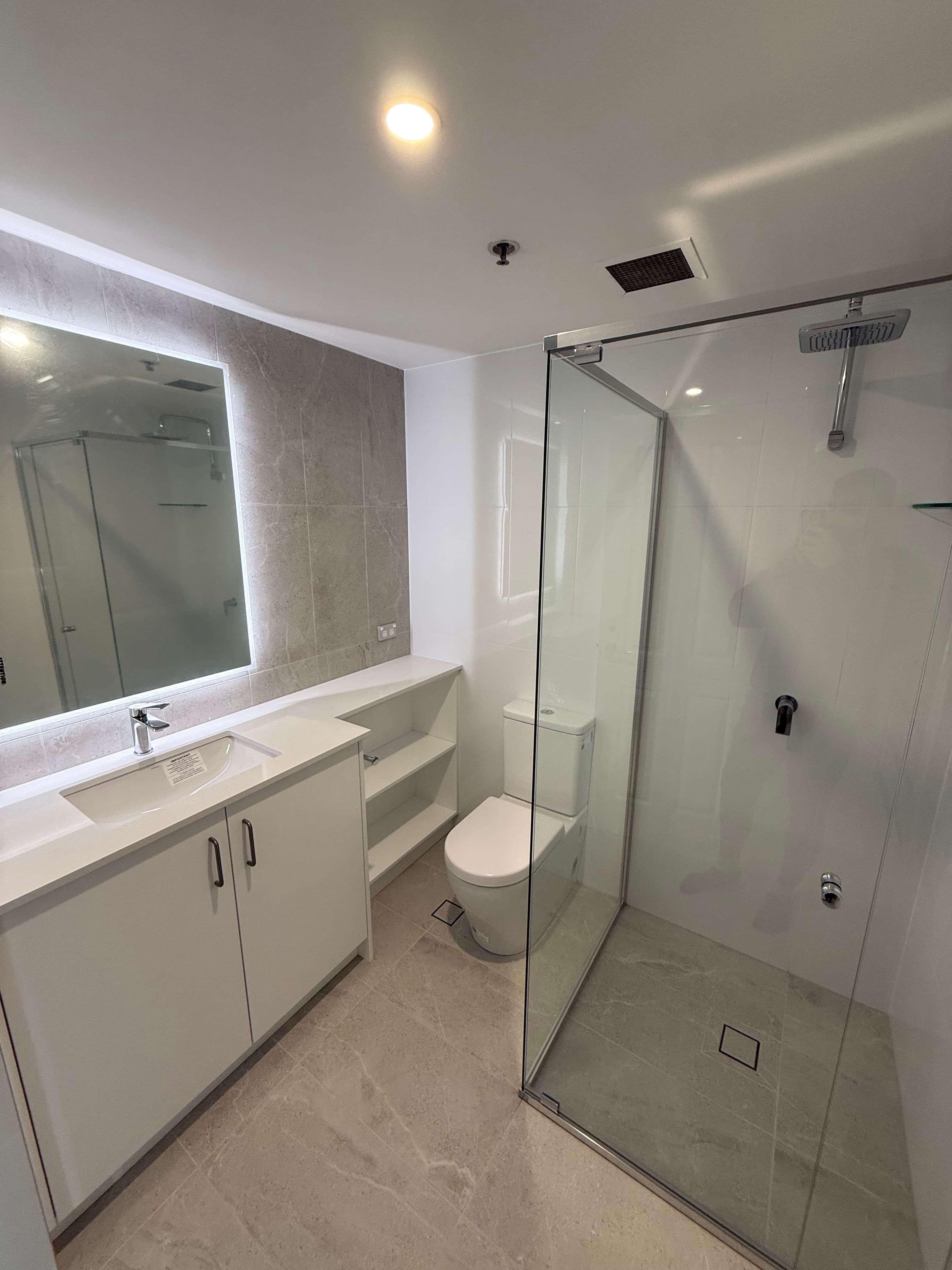 Compact Bathroom renovation in Lower North Shore