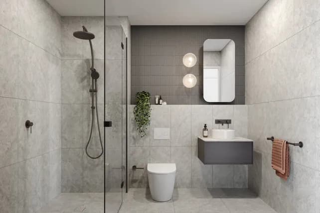 Tiled Bathroom renovation in North Shore