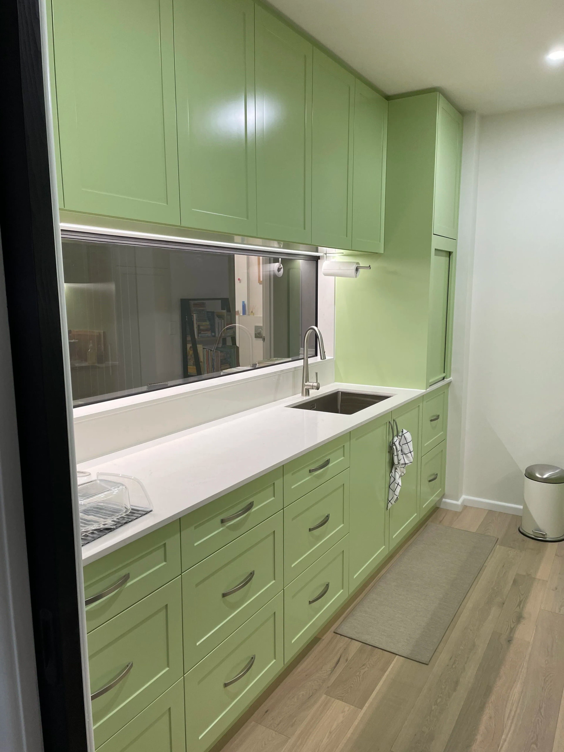Kitchen with integrated storage