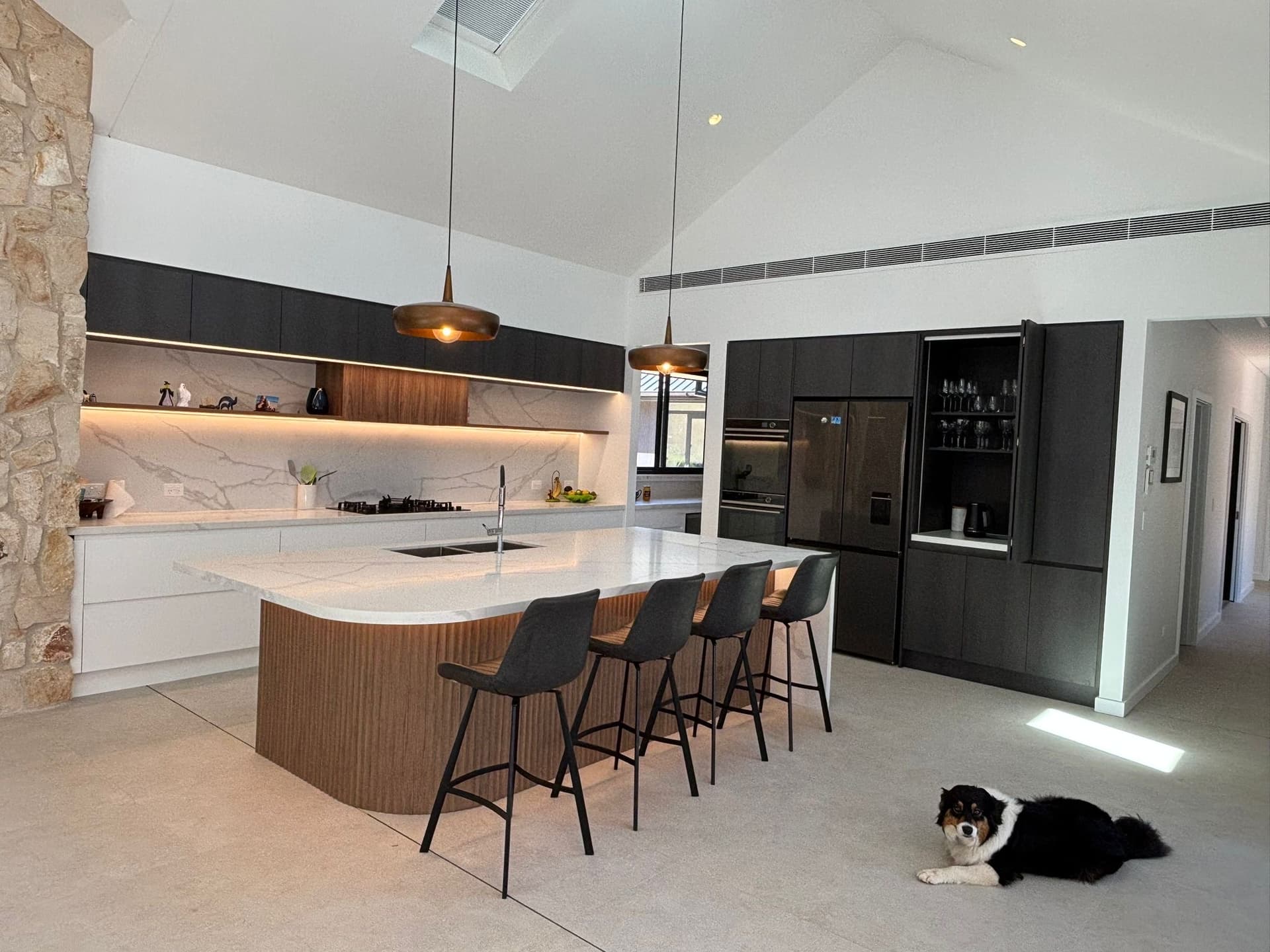 Spacious luxury kitchen renovation