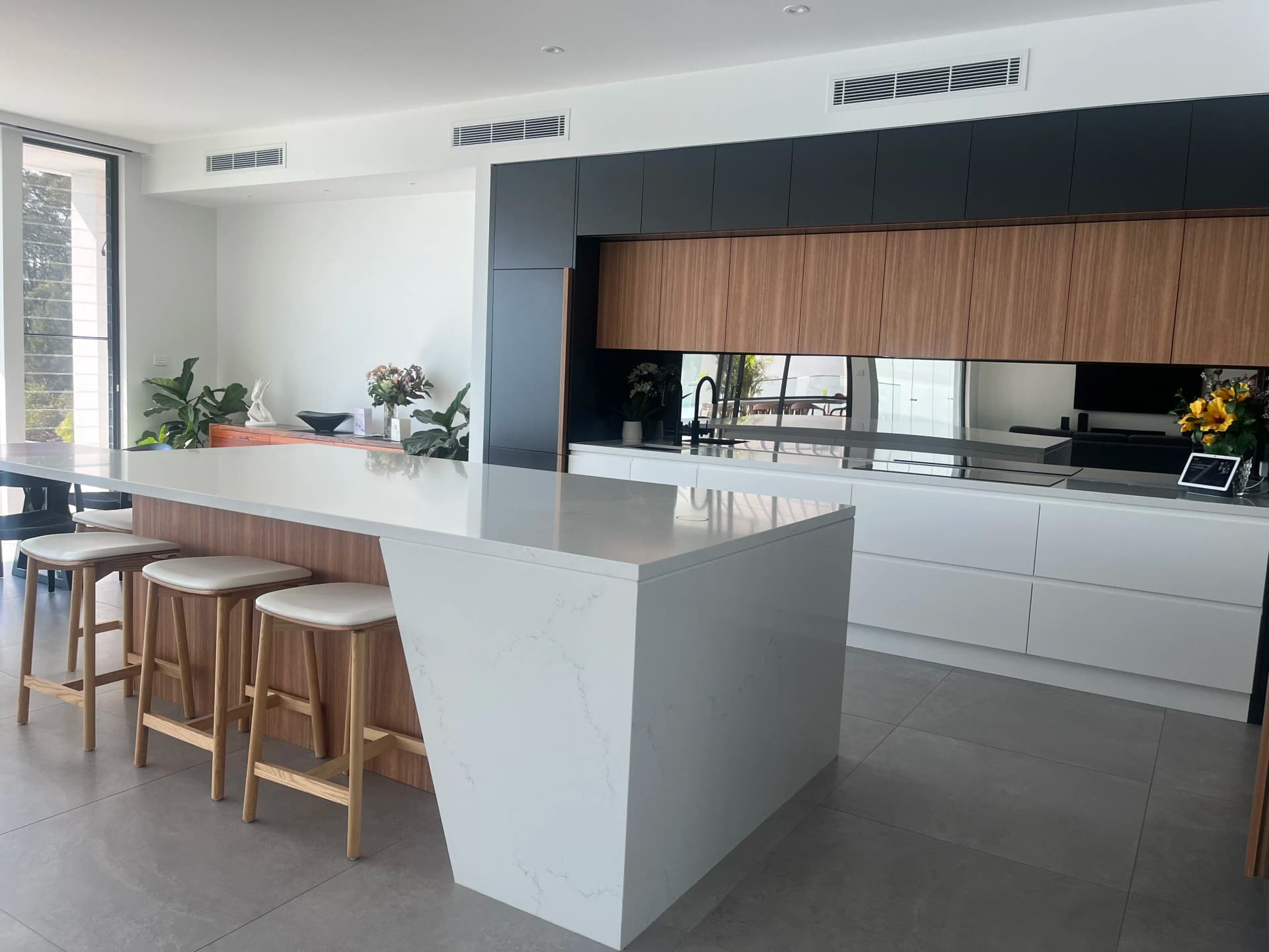 Sleek kitchen design