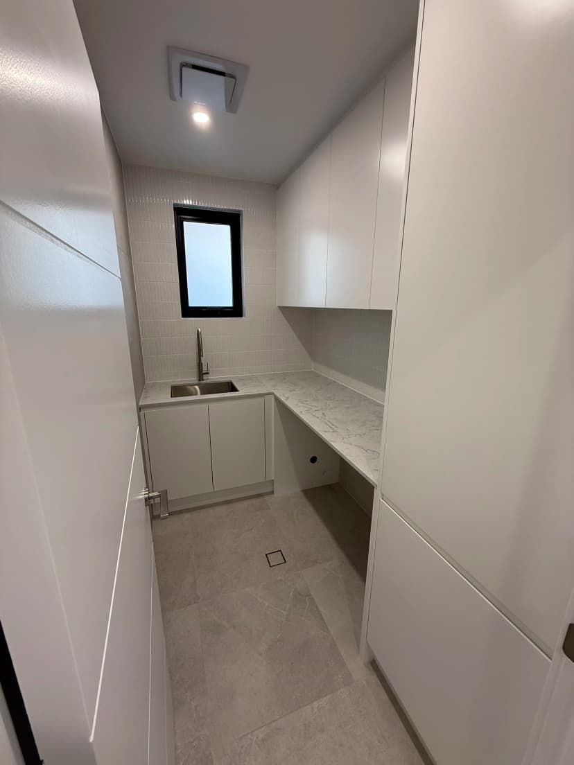 Compact laundry renovation